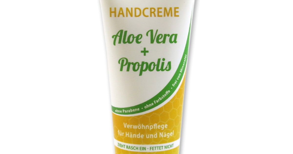 Handcreme mit Propolis und Aloe Vera