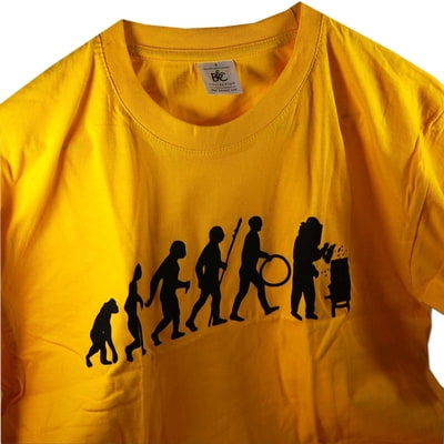 T-Shirt Evolution Imker gelb 