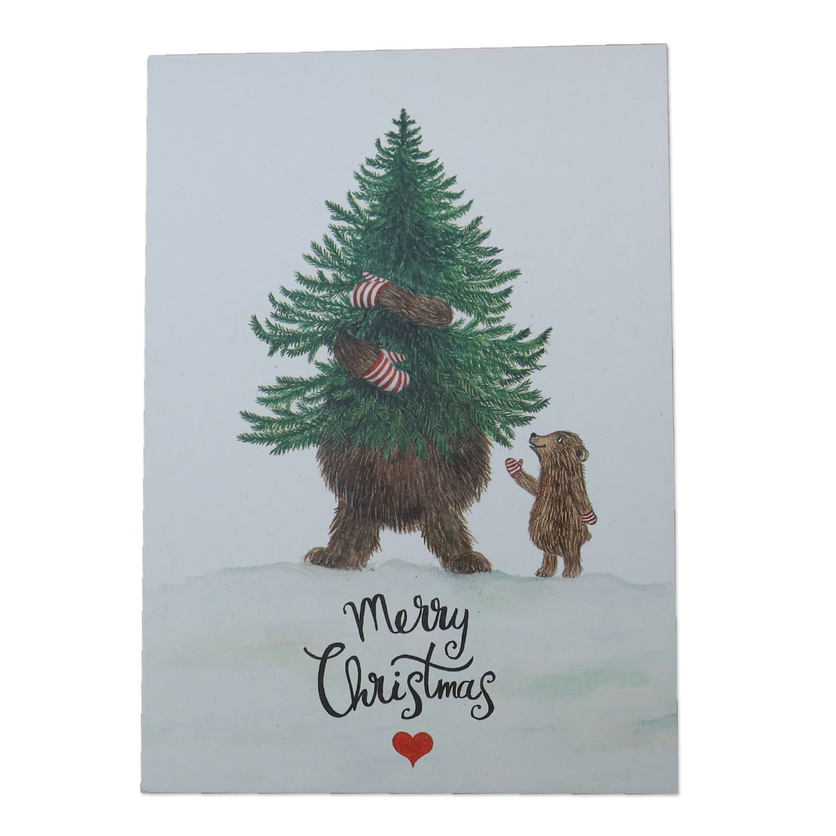 Weihnachtskarte Bärenweihnacht