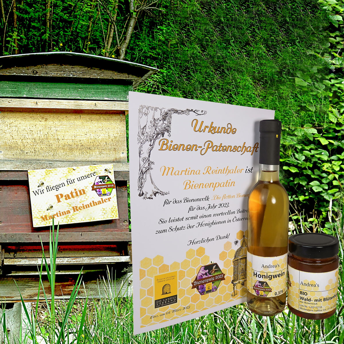 Bienenpatenschaft "Dicke Drohne"