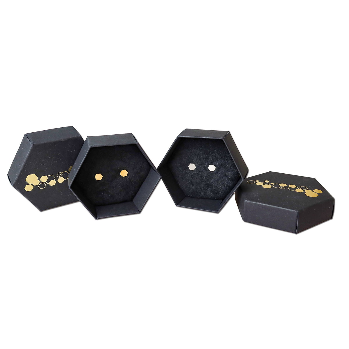 Ohrstecker Wabe 