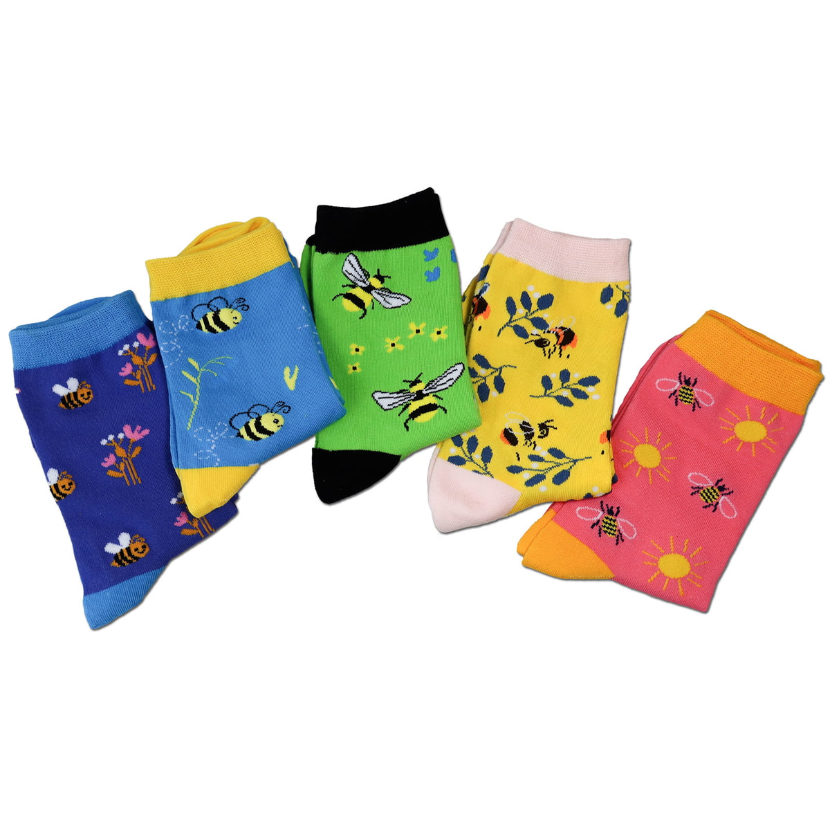 Socken mit Bienenmotiv 