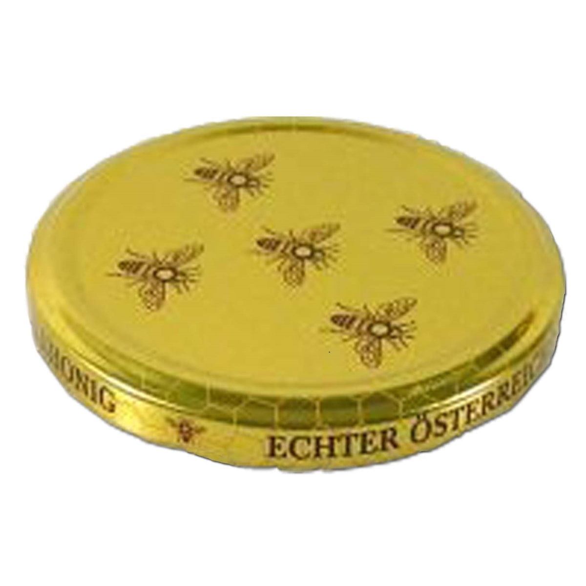 Deckel gold 5 Bienen 250g, 1150 Stück im Karton