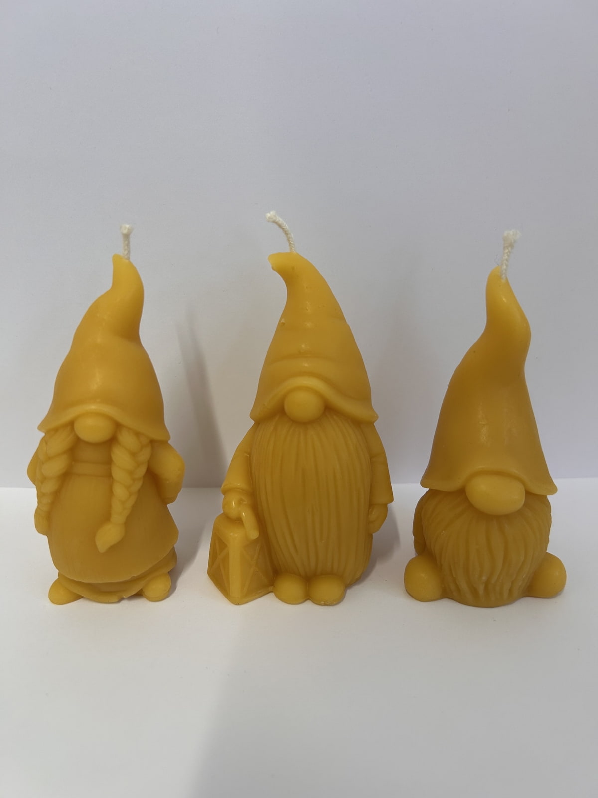 Bienenwachs Kerze Wichtel klein