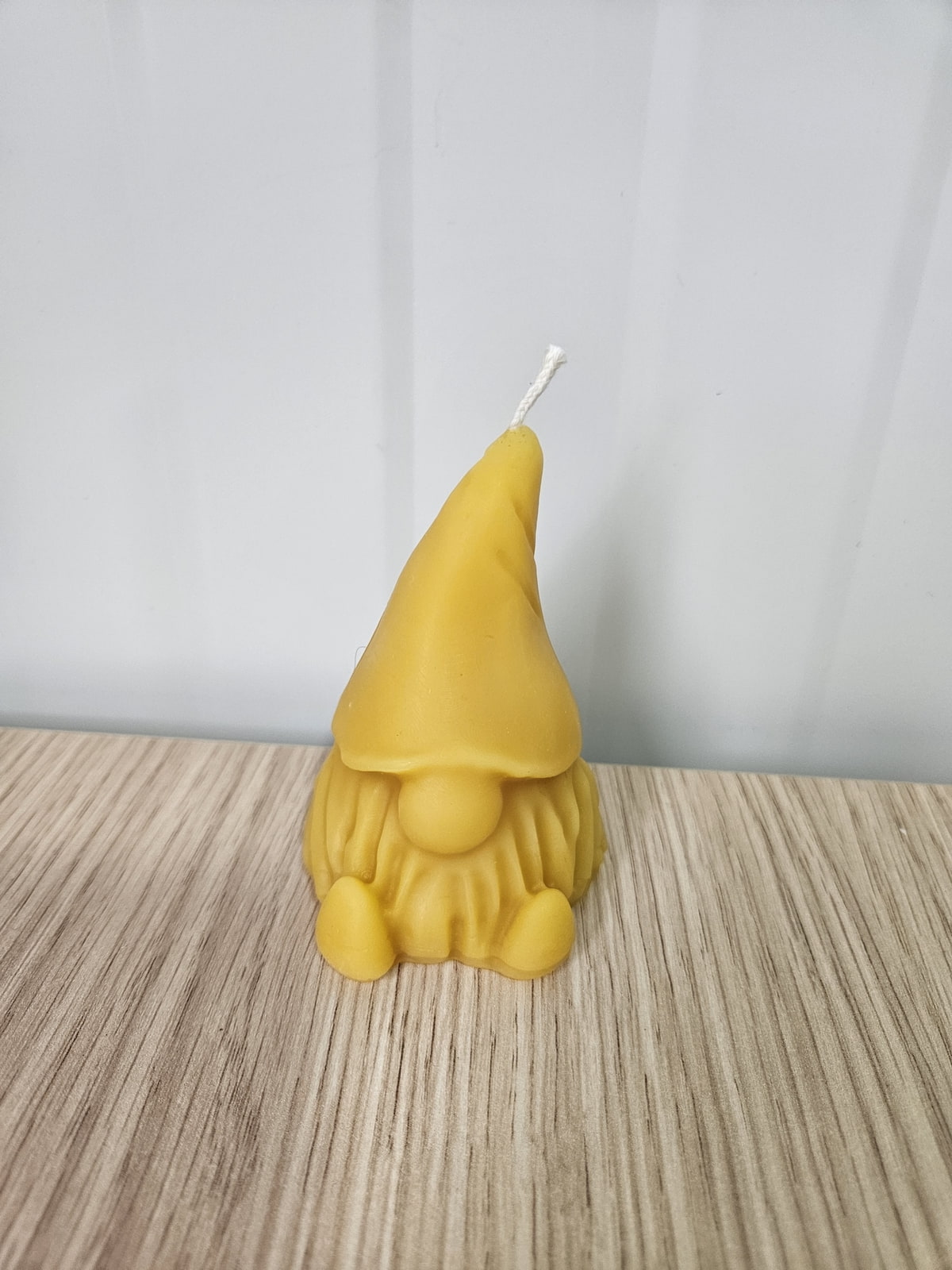 Bienenwachs Kerze Wichtel groß