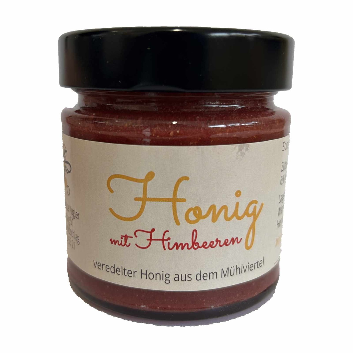 Honig mit Himbeeren 200g