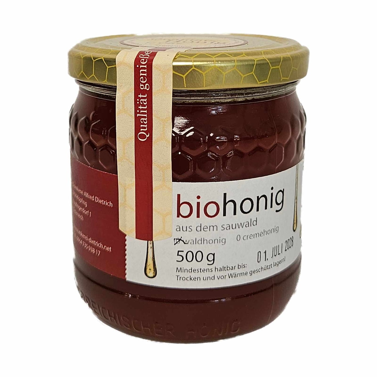Bio Waldhonig 500g, Dietrich-Kopfing im Innkreis